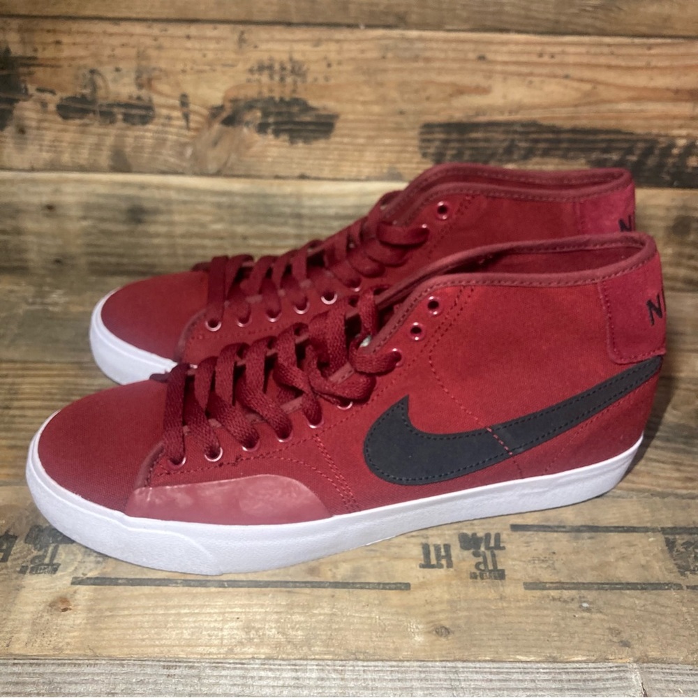 Nike SB Blazer Court Mid Maroon Black FB1378-604 Multiple sizes men’s/womens - Picture 5 of 9